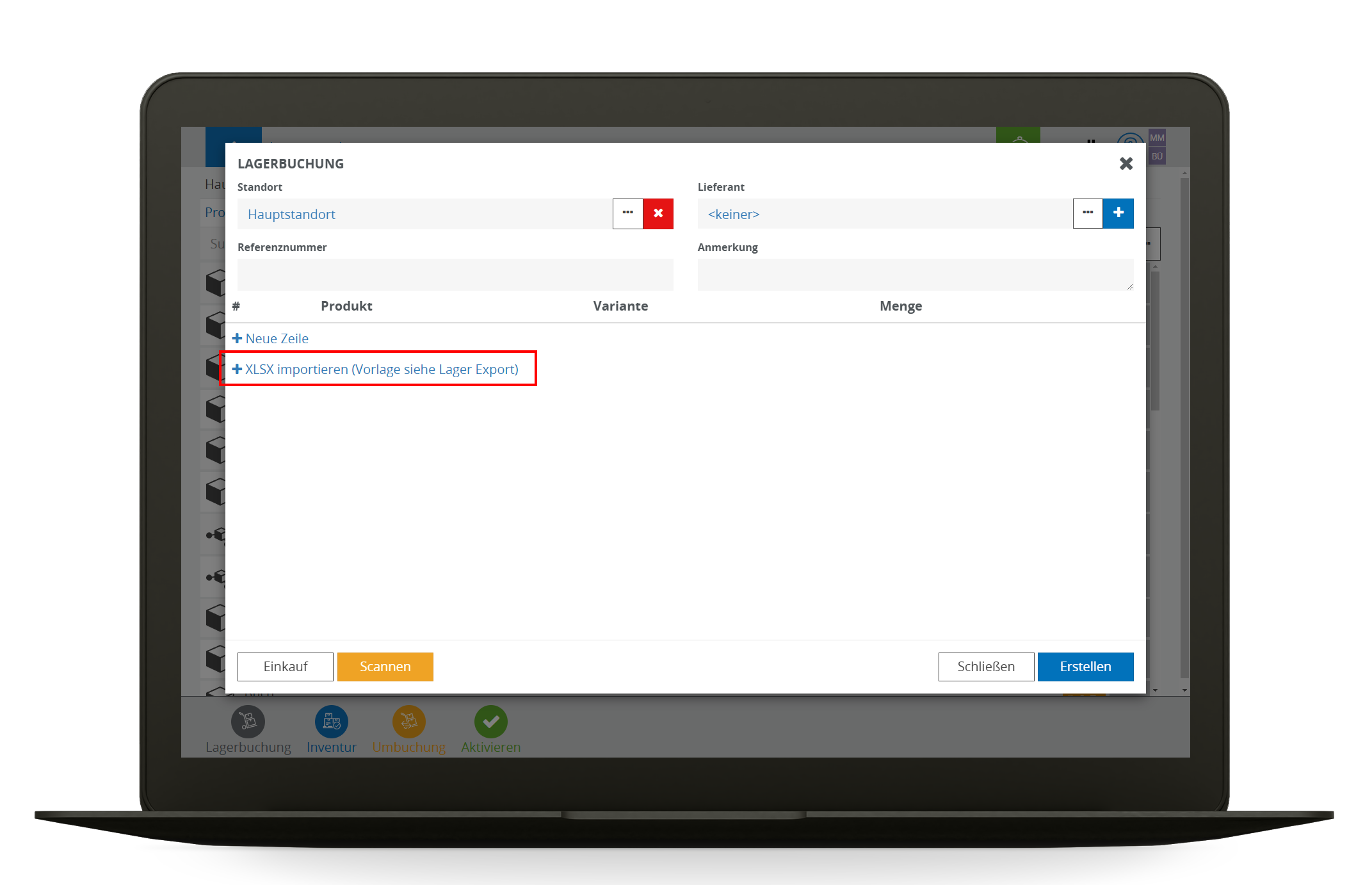 Lagerstand Import Buchung Leer.png